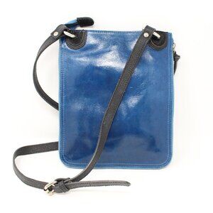 Cleo &‎ Patek Paris Rectangle Crossbody Blue Black